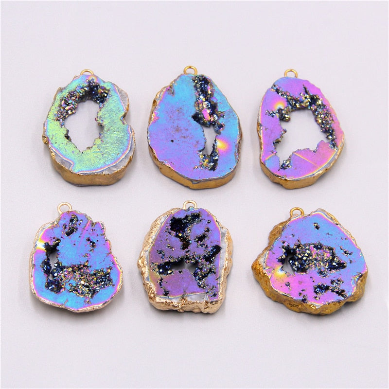 1PC Irregular Natural Agates For Women