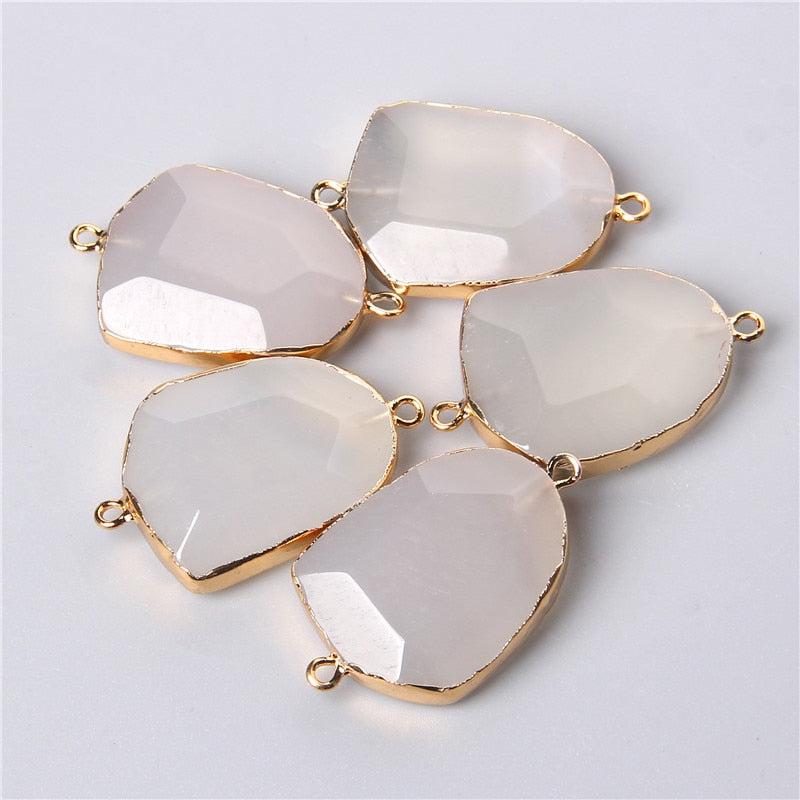 1PC Irregular Natural Agates For Women