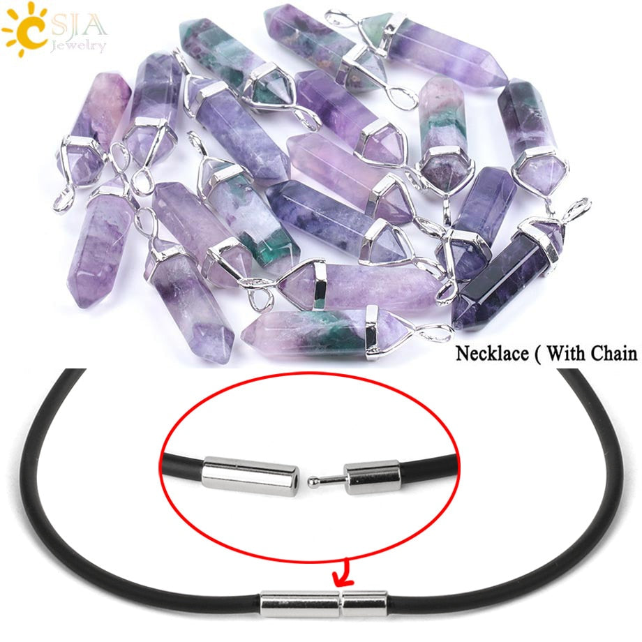 Crystals Necklaces Natural Gemstone for Women