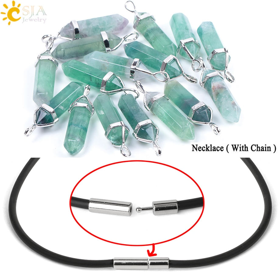 Crystals Necklaces Natural Gemstone for Women