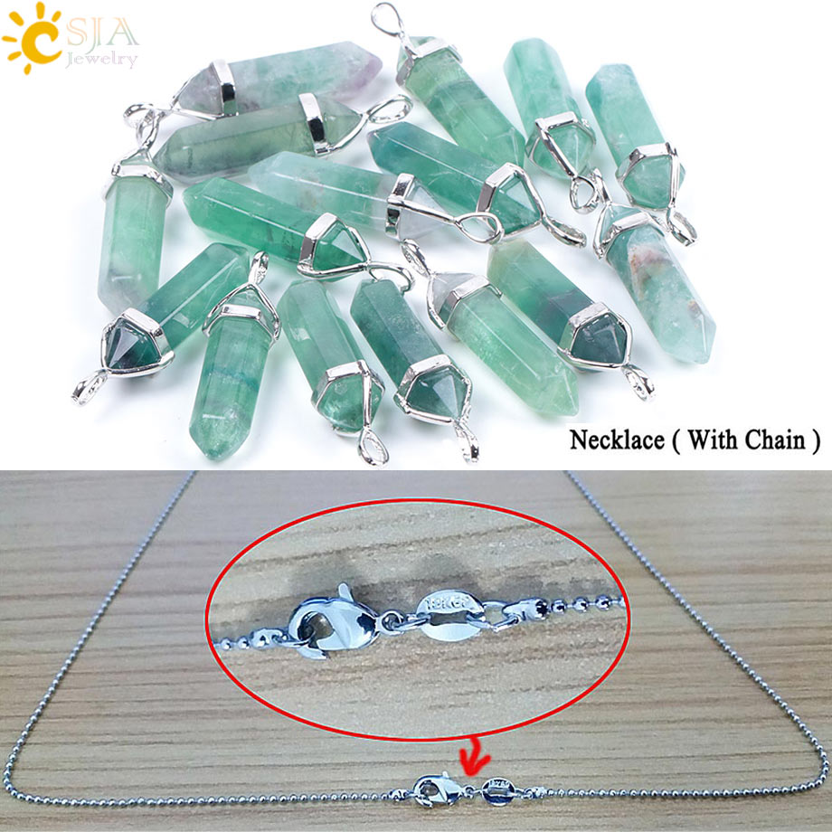 Crystals Necklaces Natural Gemstone for Women