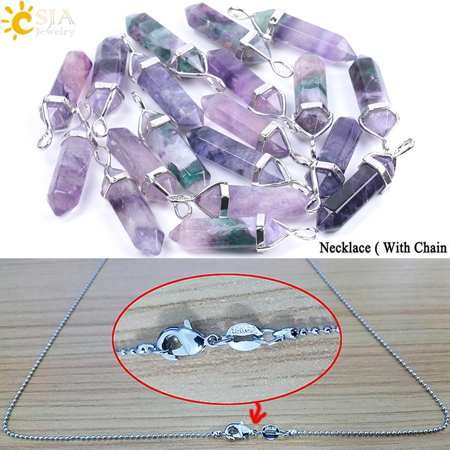 Crystals Necklaces Natural Gemstone for Women