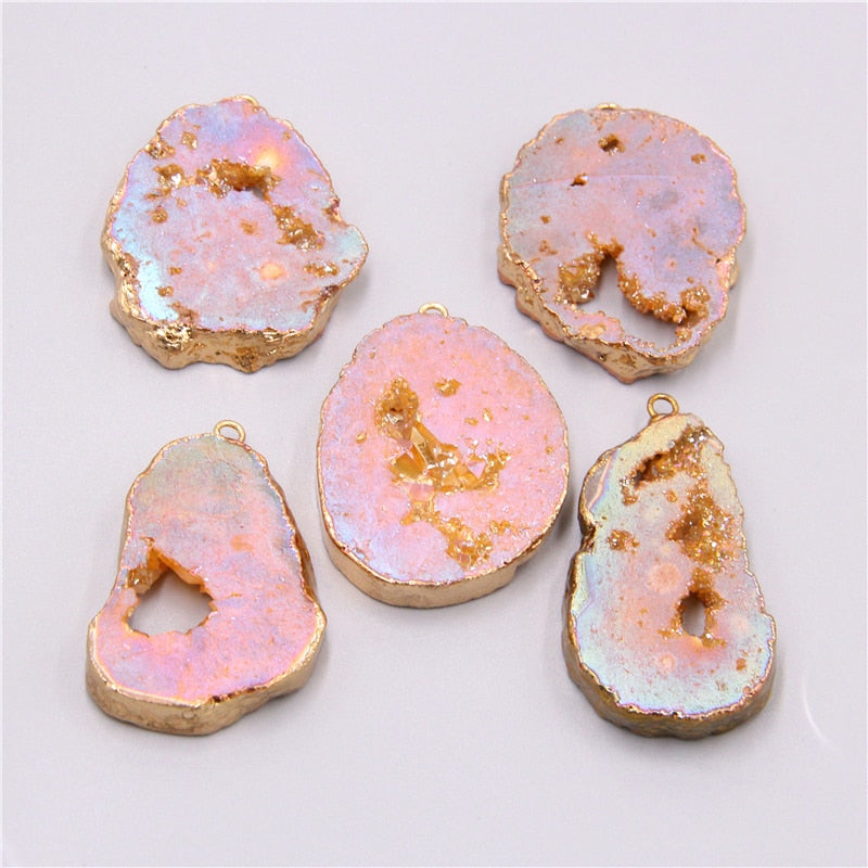 1PC Irregular Natural Agates For Women