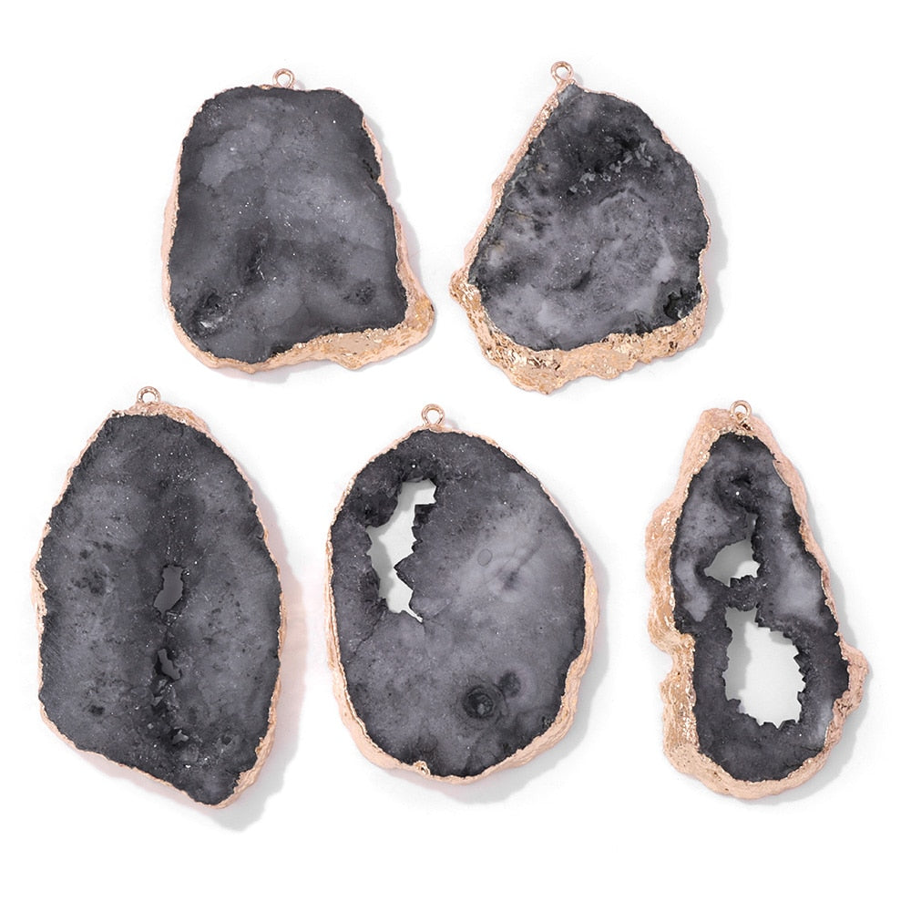 1PC Irregular Natural Agates For Women