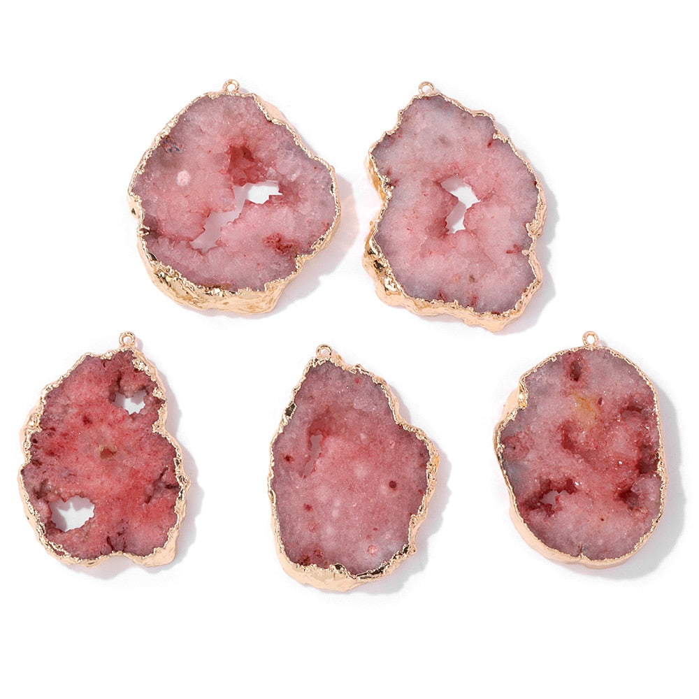 1PC Irregular Natural Agates For Women