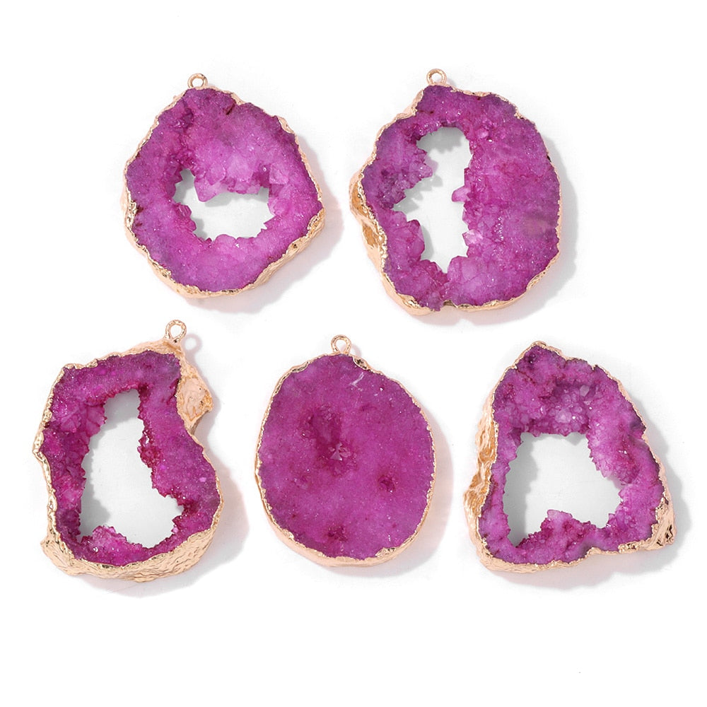 1PC Irregular Natural Agates For Women