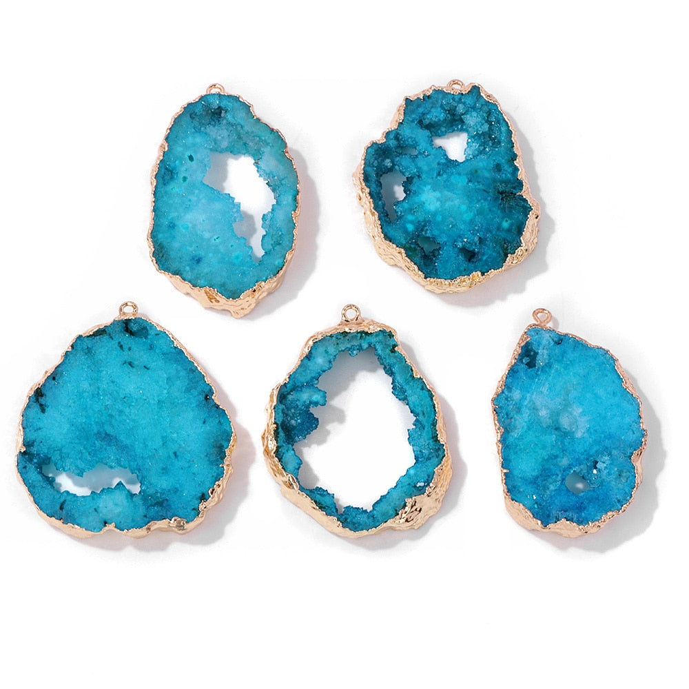 1PC Irregular Natural Agates For Women