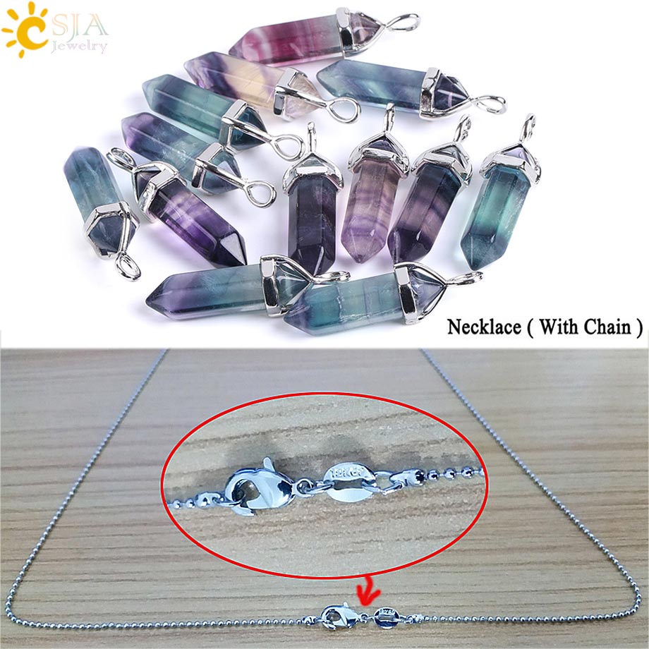 Crystals Necklaces Natural Gemstone for Women