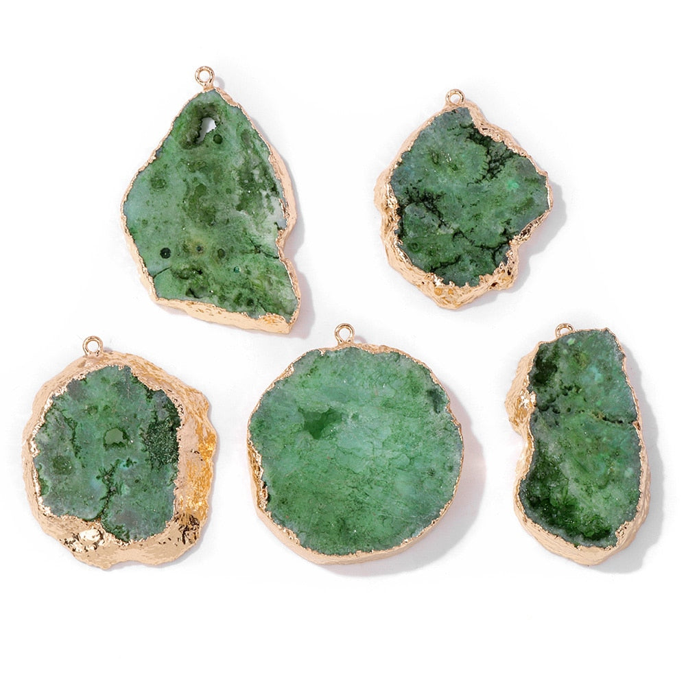 1PC Irregular Natural Agates For Women