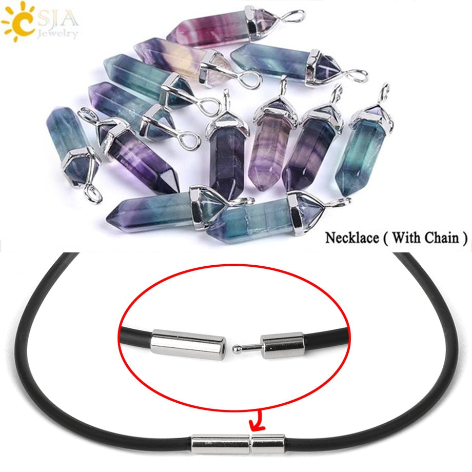 Crystals Necklaces Natural Gemstone for Women